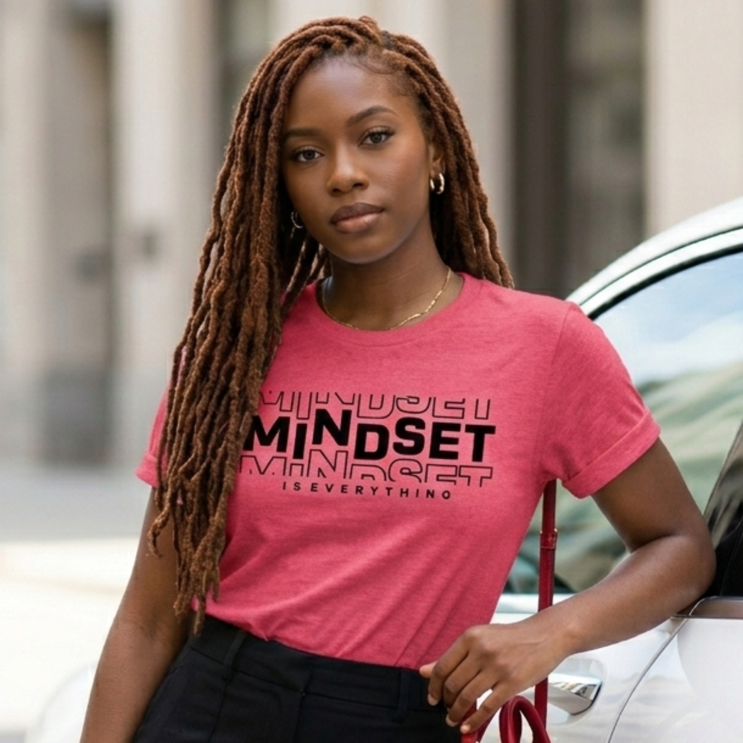 Mindset Is Everything T Shirt Gildan 5000 Heavy Cotton Luxury Streetwear Graphic Tee Unisex Motivational Fashion Top