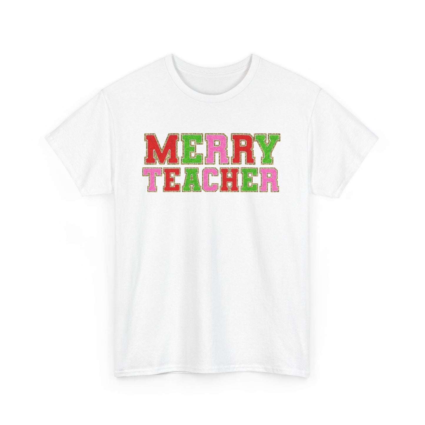 Merry Teacher Holiday Shirt – Festive Cheer for Educators