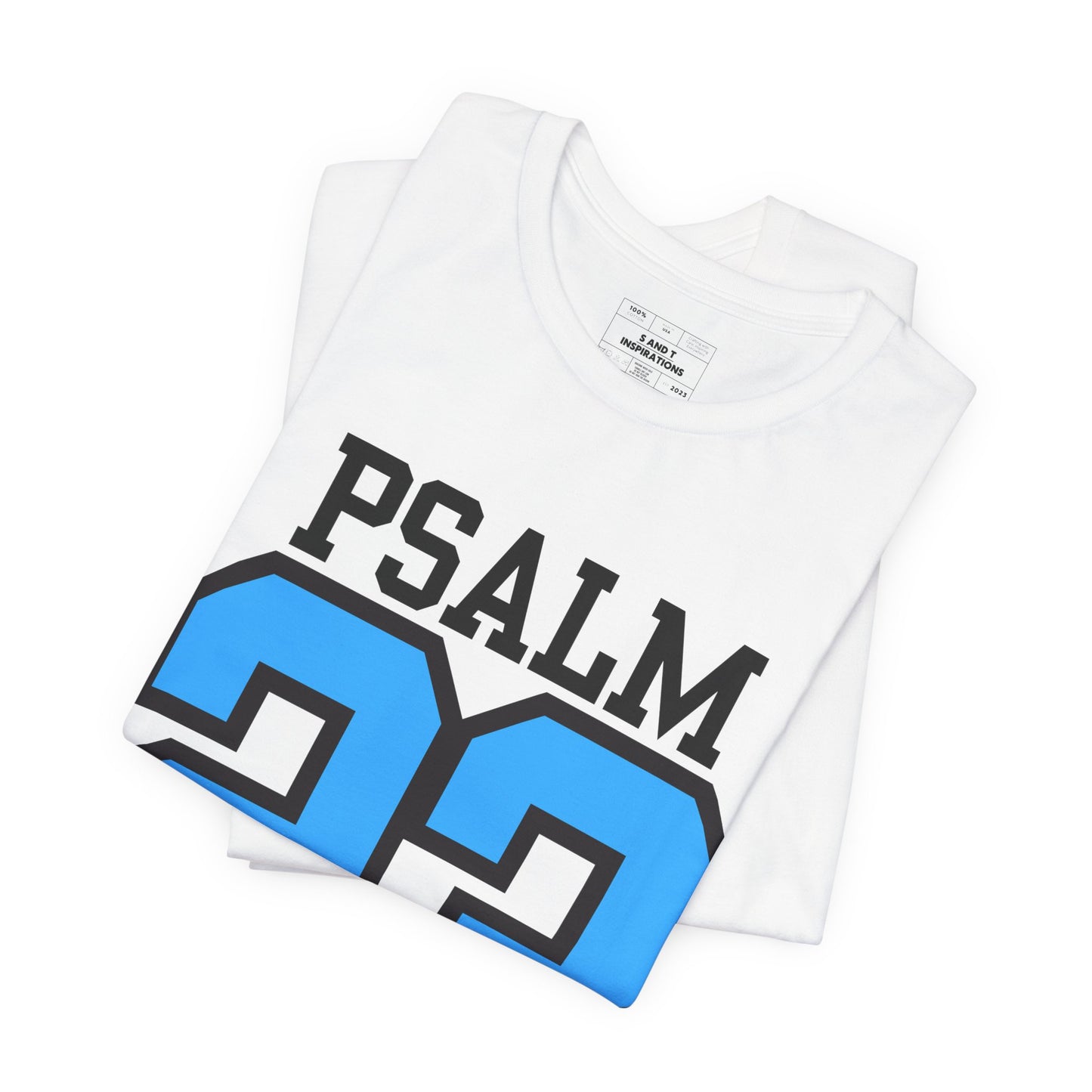 Psalm 23 Christian T-Shirt Faith Reminder Tee, The Lord Is My Shepherd Scripture Shirt for Women