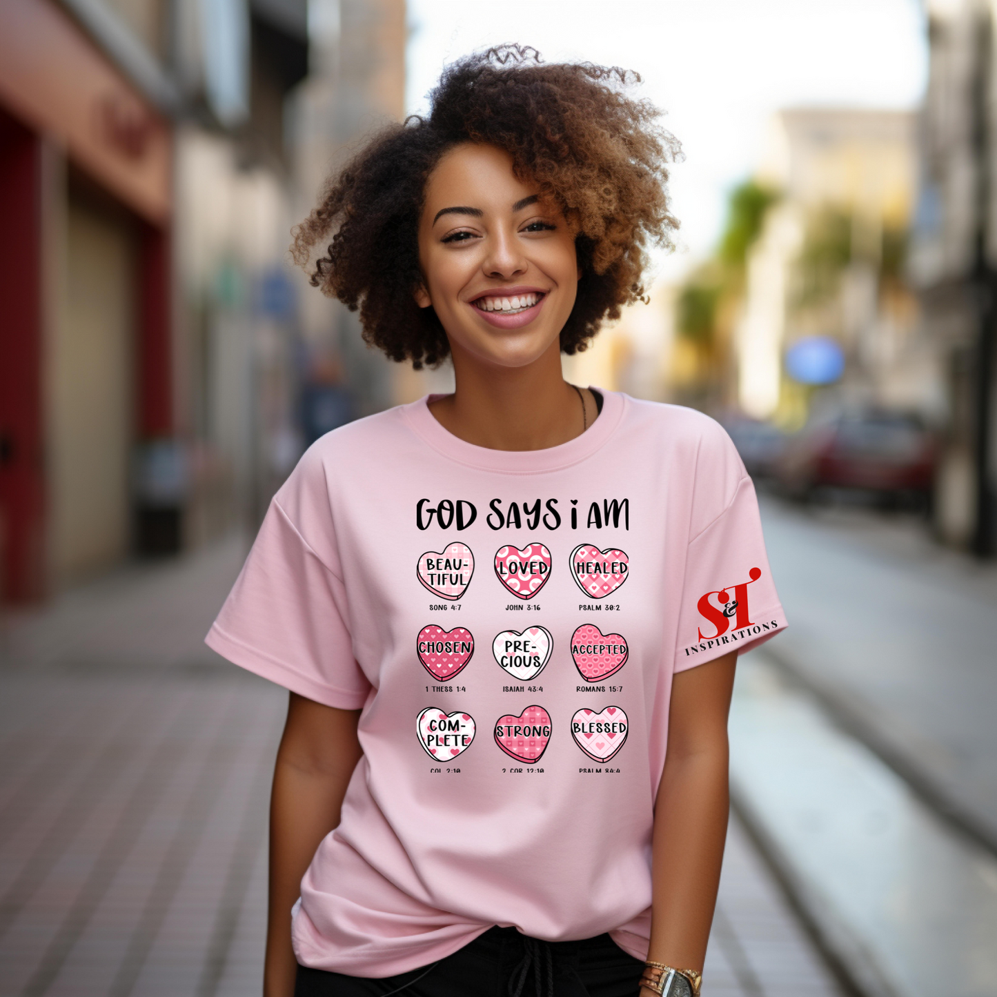 God Says I Am T-Shirt – Faith Meets Confidence