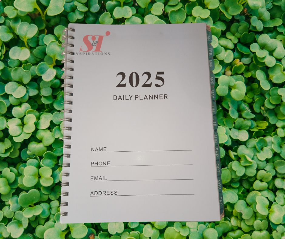 Empowerment Planner 2025 - "Nevertheless, She Persisted" & "Growth, Focus, Money, Happiness"