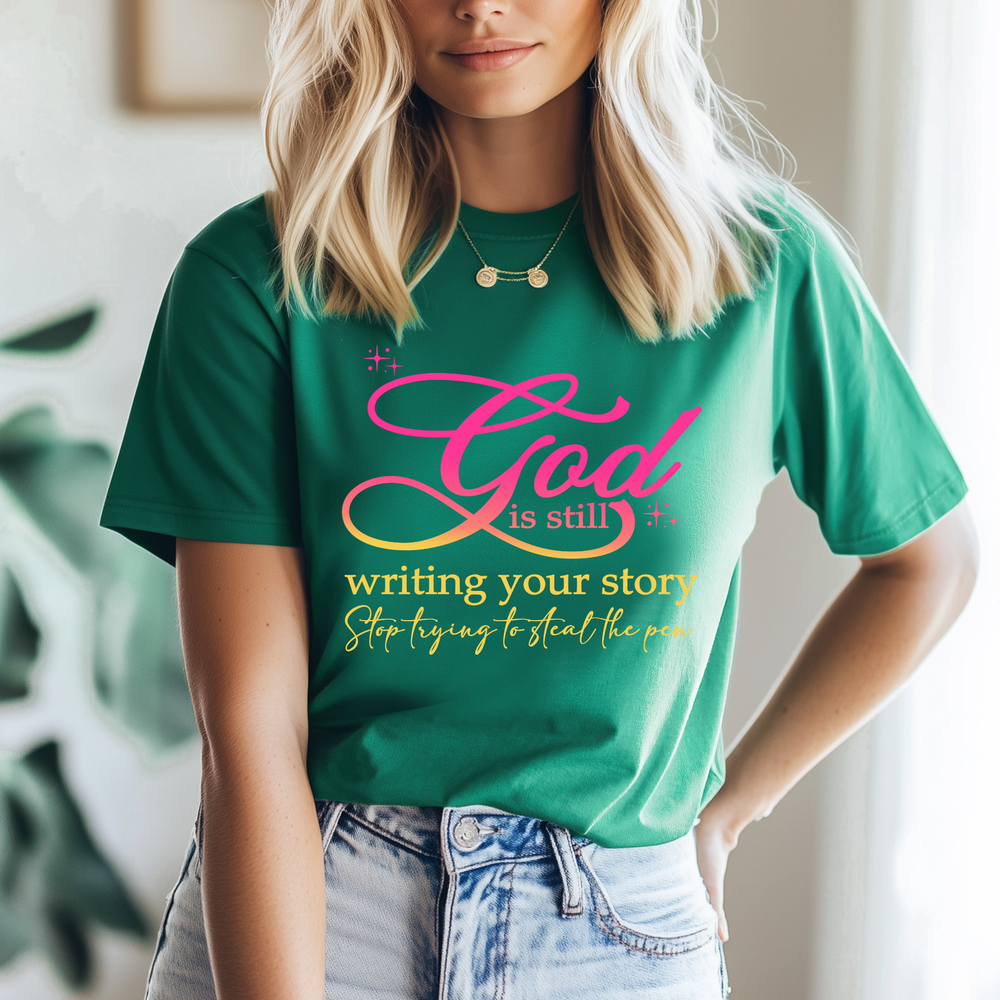 God Is Still Writing Your Story Shirt  Faith-Based Christian Tee for Women  Inspirational Bible Verse Tee  Bella Canvas Unisex