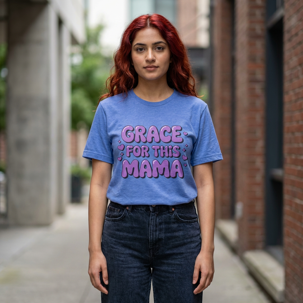 Grace for the Mama T-Shirt — Soft Mom Reminder Tee