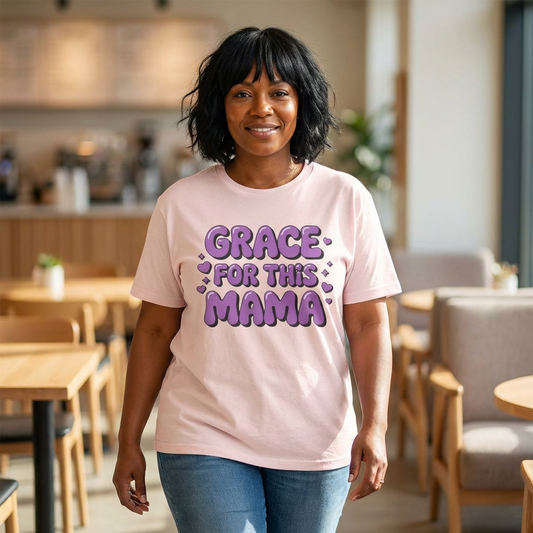 Grace for the Mama T-Shirt — Soft Mom Reminder Tee