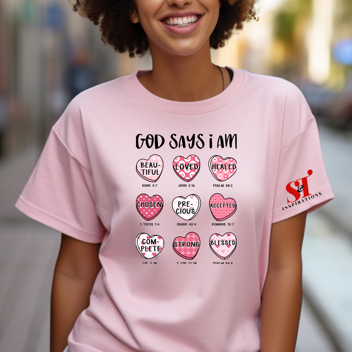 God Says I Am T-Shirt – Faith Meets Confidence