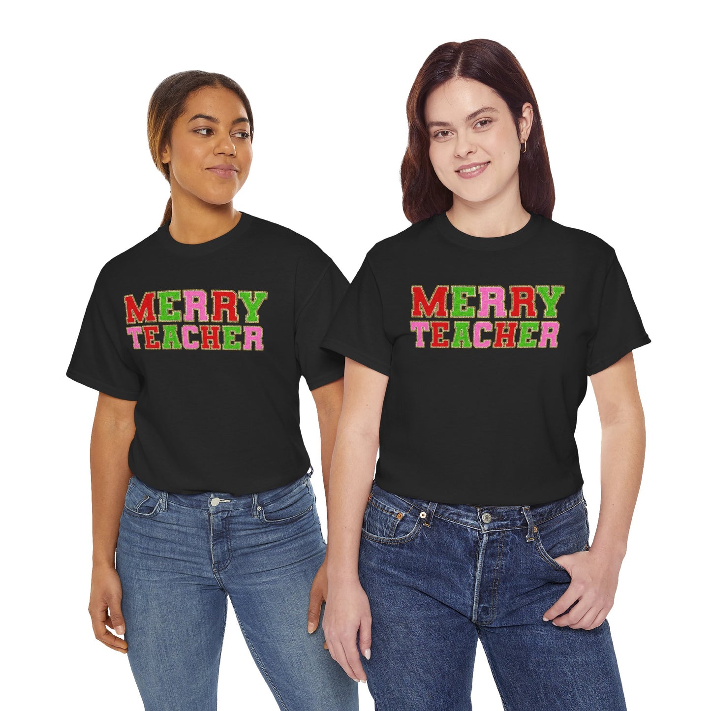 Merry Teacher Holiday Shirt – Festive Cheer for Educators