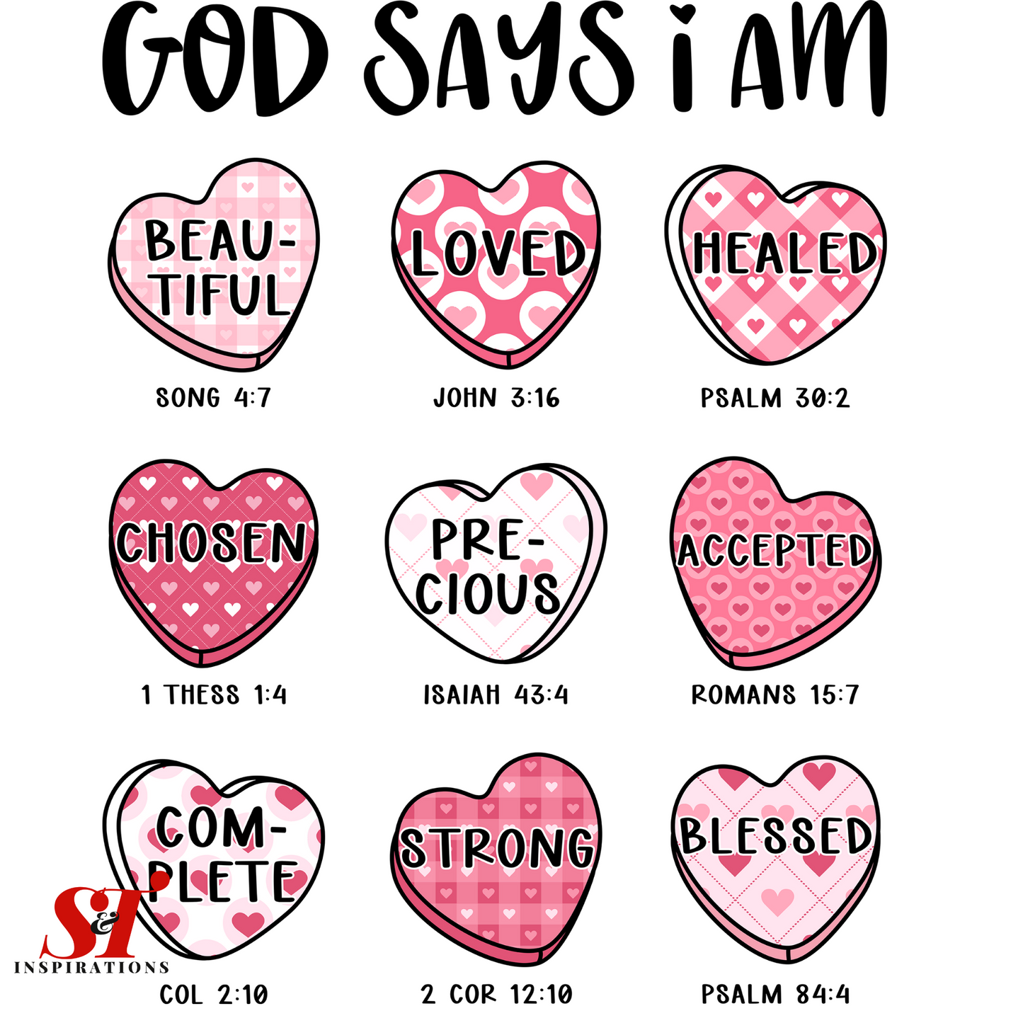 God Says I Am T-Shirt – Faith Meets Confidence