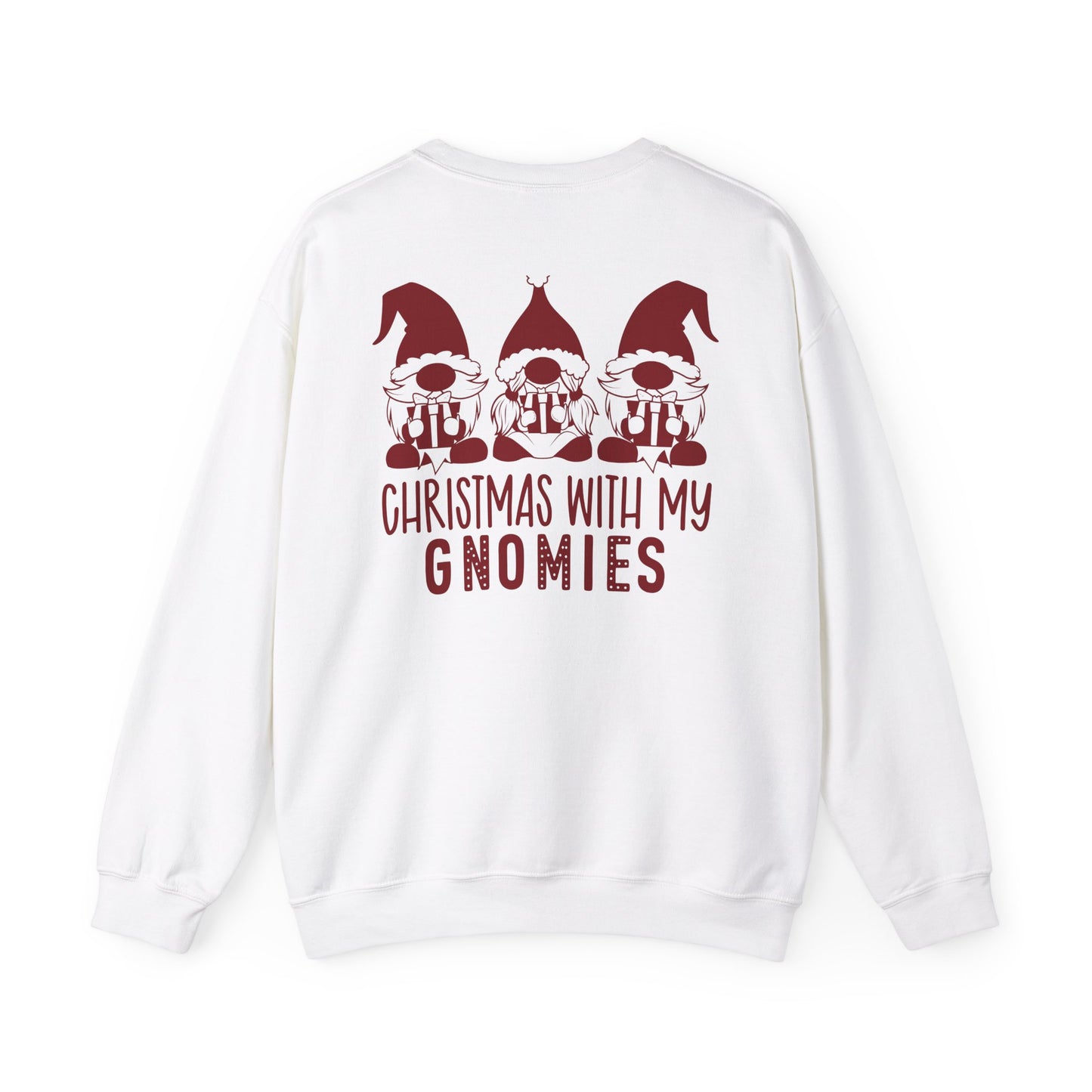 "Christmas with My Gnomies Sweatshirt - Holiday Gnome Crewneck - Merry Christmas Sweater"