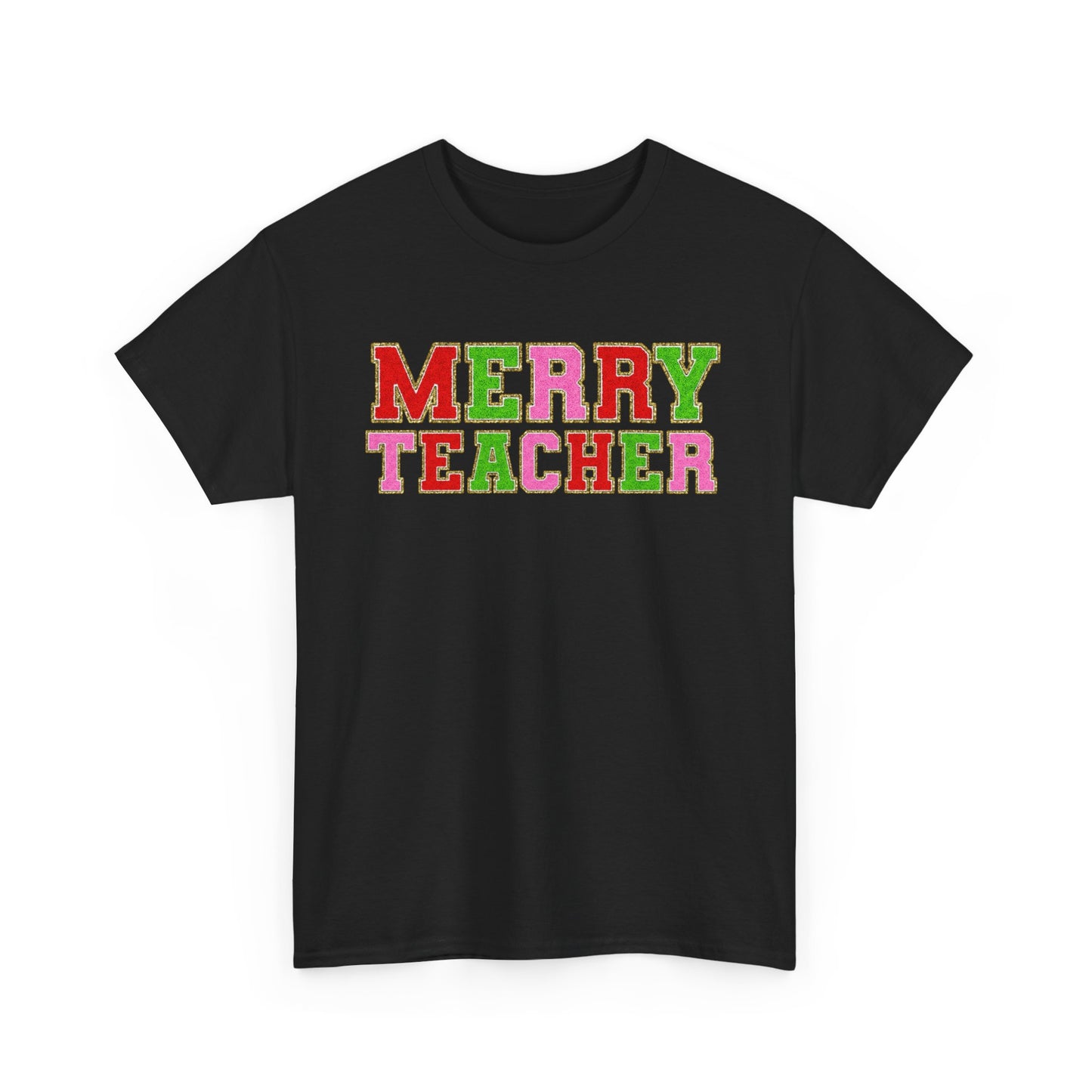 Merry Teacher Holiday Shirt – Festive Cheer for Educators