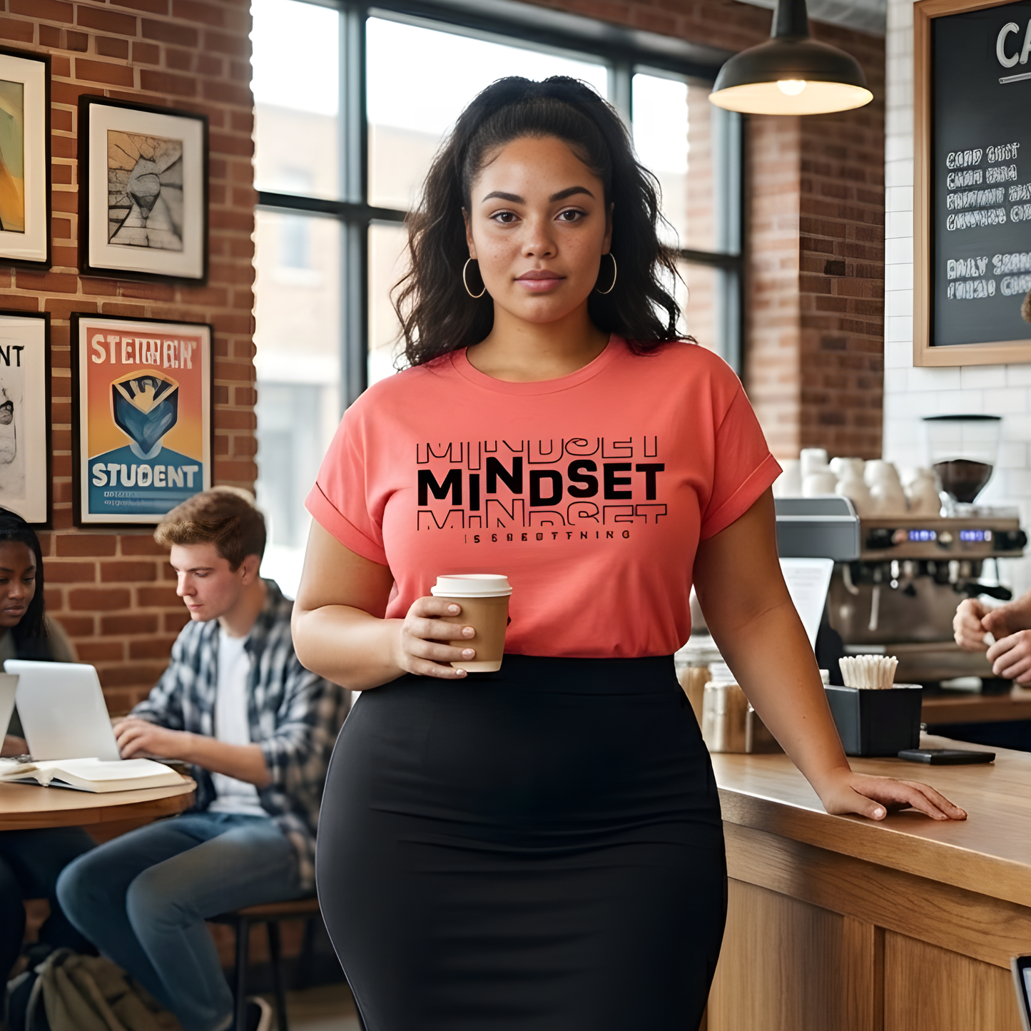 Mindset Is Everything T Shirt Gildan 5000 Heavy Cotton Luxury Streetwear Graphic Tee Unisex Motivational Fashion Top