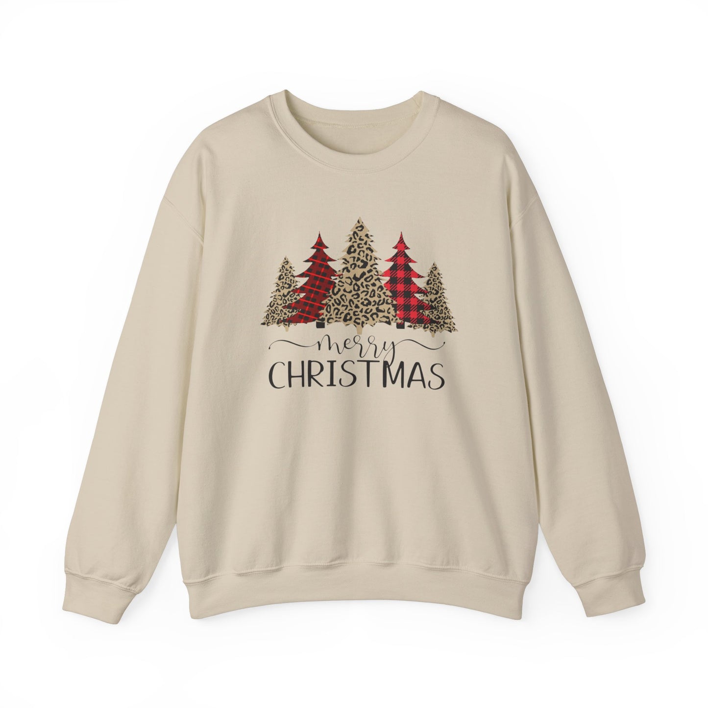 Christmas Trees Crewneck Sweatshirt - Merry Christmas Design