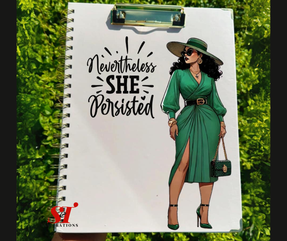 Empowerment Planner 2025 - "Nevertheless, She Persisted" & "Growth, Focus, Money, Happiness"