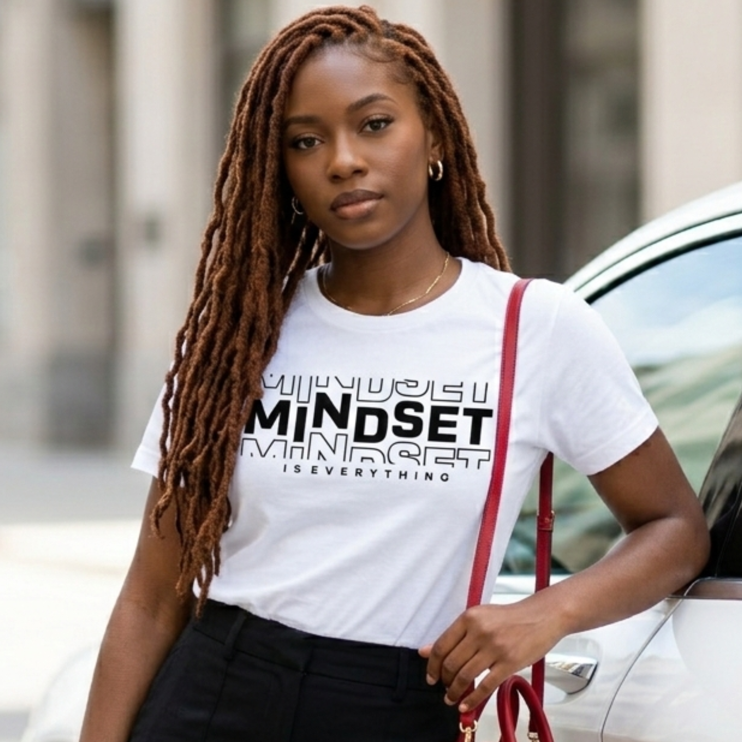 Mindset Is Everything T Shirt Gildan 5000 Heavy Cotton Luxury Streetwear Graphic Tee Unisex Motivational Fashion Top