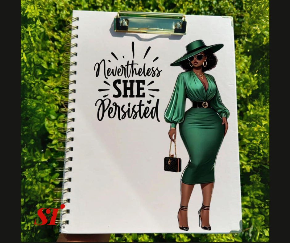 Empowerment Planner 2025 - "Nevertheless, She Persisted" & "Growth, Focus, Money, Happiness"