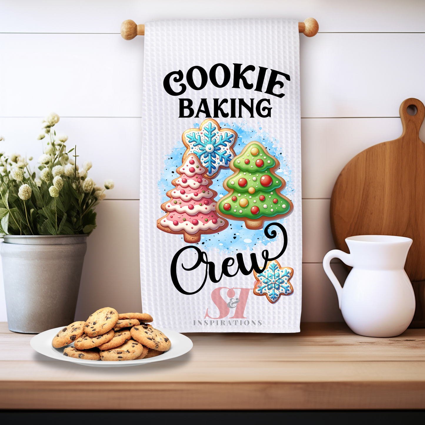 Cookie Baking Crew Kitchen Towel