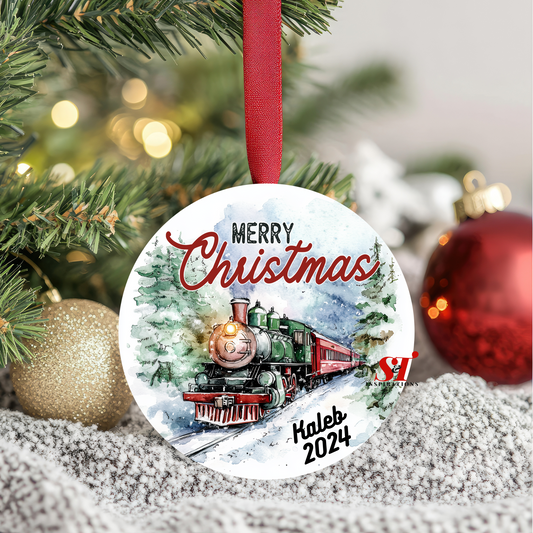 Personalized Train Ornaments – Buy 2 Get 1 Free!