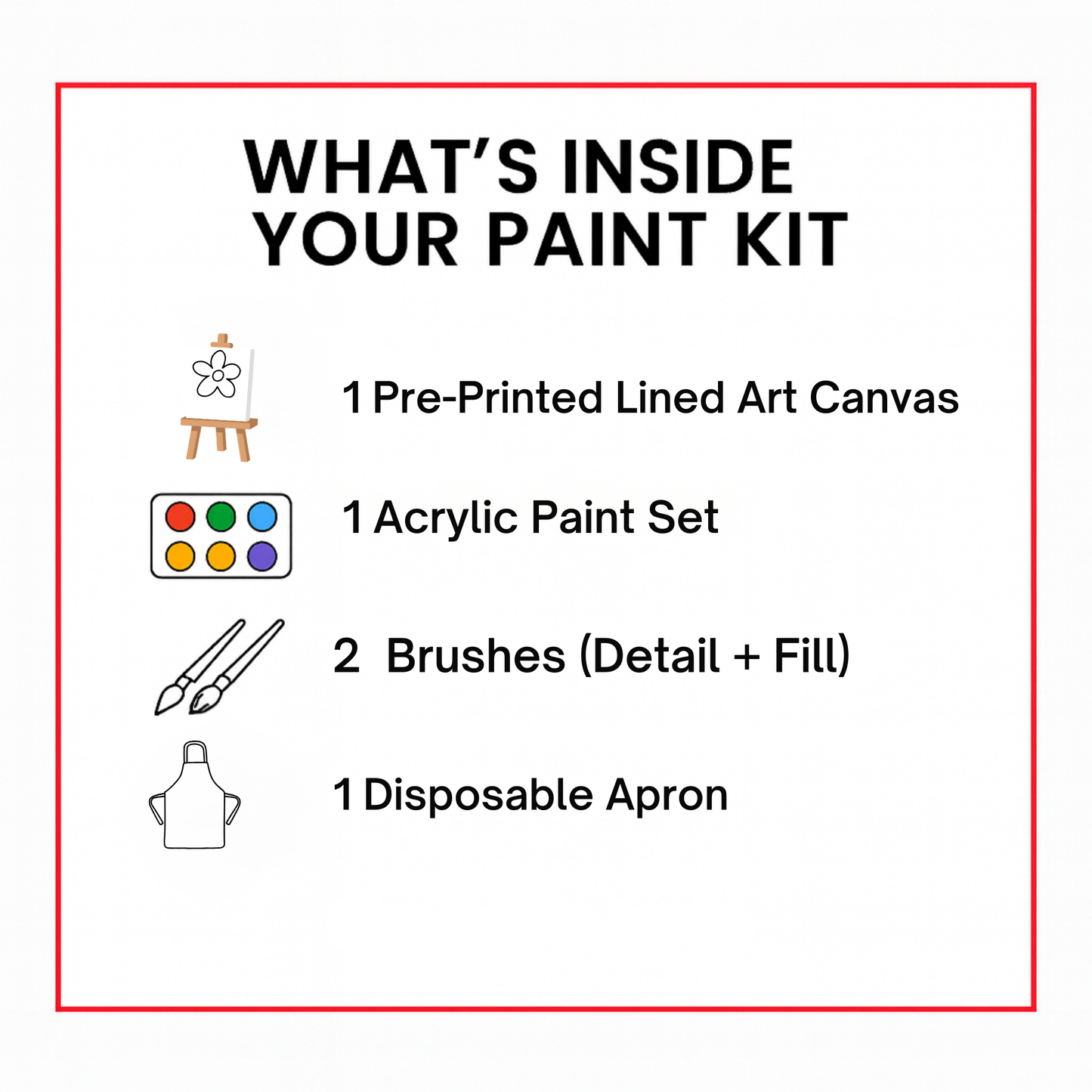 Unshakeable Her Praying Woman Canvas Paint Kit – Faith-Based DIY Christian Art, Inspirational Home Décor, Affirmation Painting Activity